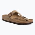 Šlepetės BIRKENSTOCK Gizeh Oiled Leather tabacco brown