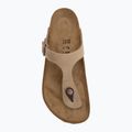 Šlepetės BIRKENSTOCK Gizeh Oiled Leather tabacco brown 5