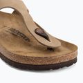 Šlepetės BIRKENSTOCK Gizeh Oiled Leather tabacco brown 7