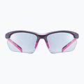 Akiniai nuo saulės UVEX Sportstyle 802 Small V  purple pink matt/smoke 2