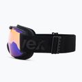 Slidinėjimo akiniai UVEX Downhill 2000 S CV black mat/mirror blue colorvision yellow 55/0/447/21 4