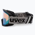 Slidinėjimo akiniai UVEX Athletic FM black mat/mirror green lasergold lite 55/0/520/22 4
