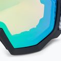 Slidinėjimo akiniai UVEX Athletic FM black mat/mirror green lasergold lite 55/0/520/22 5