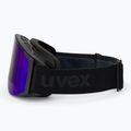 Slidinėjimo akiniai UVEX G.gl 3000 TO black matt/mirror blue/lasergold lite/clear 4