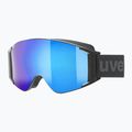 Slidinėjimo akiniai UVEX G.gl 3000 TO black matt/mirror blue/lasergold lite/clear 5