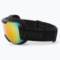 Slidinėjimo akiniai UVEX Downhill 2000 FM black mat/rainbow rose 55/0/115/26 4