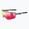 UVEX Sportstyle 227 olive mat/mirror red dviratininkų akiniai S5320667716 6