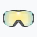 Slidinėjimo akiniai UVEX Downhill 2100 CV Race black matt/mirror gold clear 2