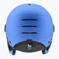 Vaikiškas slidinėjimo šalmas UVEX Rocket Visor Jr blue matt/mirror blue/smoke 2