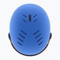 Vaikiškas slidinėjimo šalmas UVEX Rocket Visor Jr blue matt/mirror blue/smoke 4