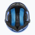 Vaikiškas slidinėjimo šalmas UVEX Rocket Visor Jr blue matt/mirror blue/smoke 5