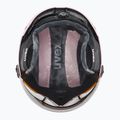 Vaikiškas slidinėjimo šalmas UVEX Rocket Visor Jr pink confetti matt/mirror silver/lasergold lite 5