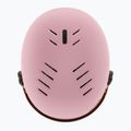 Vaikiškas slidinėjimo šalmas UVEX Rocket Visor Jr pink confetti matt/mirror silver/lasergold lite 6