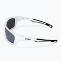 Dviratininko akiniai UVEX Sportstyle 232 P white mat/polavision mirror silver S5330028850 4