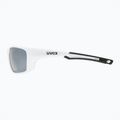 Dviratininko akiniai UVEX Sportstyle 232 P white mat/polavision mirror silver S5330028850 6