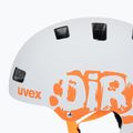 Vaikiškas šalmas UVEX Kid 3 CC dirt bike light grey/orange 7