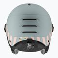 Vaikiškas slidinėjimo šalmas UVEX Rocket Visor Jr rhino/blush matt/mirror silver/lasergold lite 3