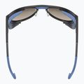 Akiniai nuo saulės UVEX Mtn Classic CV black matt/mirror blue 4