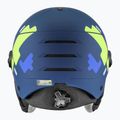 Vaikiškas slidinėjimo šalmas UVEX Rocket Visor Jr blue puzzle matt/mirror blue/smoke 3