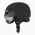 Slidinėjimo šalmas UVEX Wanted Visor Pro V black matt/variomatc smoke 5