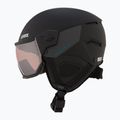 Slidinėjimo šalmas UVEX Instinct Visor PRO V black matt/silver/silver 4