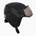 Slidinėjimo šalmas UVEX Instinct Visor PRO V black matt/silver/silver 6