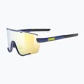 Akiniai nuo saulės UVEX Sportstyle 236 Set blue matt/mirror yellow/clear