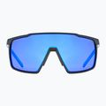 Akiniai nuo saulės UVEX Mtn Perform S black matt/mirror blue 2