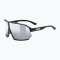 Akiniai nuo saulės UVEX Sportstyle 237 black matt/mirror silver