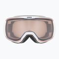 Slidinėjimo akiniai UVEX Downhill 2100 V white matt/mirror silver clear 2