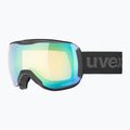 Slidinėjimo akiniai UVEX Downhill 2100 V black matt/mirror green clear