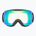 Slidinėjimo akiniai UVEX Downhill 2100 V black matt/mirror green clear 2