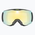 Slidinėjimo akiniai UVEX Downhill 2100 V black shiny/mirror silver clear 2