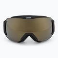 Slidinėjimo akiniai UVEX Downhill 2100 CV black matt/mirror cooper green 2