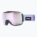 Slidinėjimo akiniai UVEX Downhill 2100 CV black matt/mirror lavender green