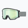 Slidinėjimo akiniai UVEX Athletic CV black matt/mirror opal colorvision yellow