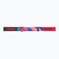Slidinėjimo akiniai UVEX Athletic FM black matt/mirror red orange clear 5