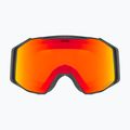 Slidinėjimo akiniai UVEX Gravity FM black matt/mirror red orange clear 2