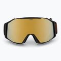 Slidinėjimo akiniai UVEX Gravity FM black matt/mirror gold orange clear 2