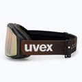 Slidinėjimo akiniai UVEX Gravity FM black matt/mirror gold orange clear 4