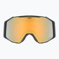 Slidinėjimo akiniai UVEX Gravity FM black matt/mirror gold orange clear 2