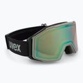 Slidinėjimo akiniai UVEX Gravity FM acid green matt/mirror opal orange clear