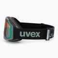 Slidinėjimo akiniai UVEX Gravity FM acid green matt/mirror opal orange clear 4