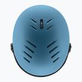 Slidinėjimo šalmas UVEX Wanted Visor stone blue matt/mirror blue/smoke 5