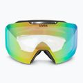 Slidinėjimo akiniai UVEX Evidnt Attract V + dėklas black matt/mirror green clear/yellow 3