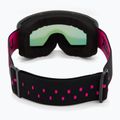 Vaikiški slidinėjimo akiniai UVEX Pwdr FM black matt/mirror pink green clear 3