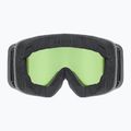 Vaikiški slidinėjimo akiniai UVEX Pwdr FM black matt/mirror pink green clear 3
