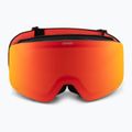 Vaikiški slidinėjimo akiniai UVEX Pwdr FM black matt/mirror red orange clear 2