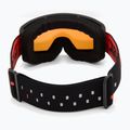 Vaikiški slidinėjimo akiniai UVEX Pwdr FM black matt/mirror red orange clear 3
