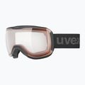 Slidinėjimo akiniai UVEX Downhill 2100 V black matt/mirror red clear